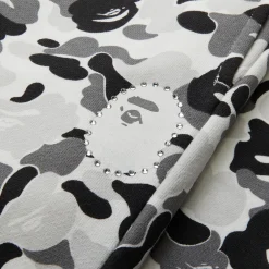 A Bathing Ape ABC Camo Crystal Stone Sweat Pants