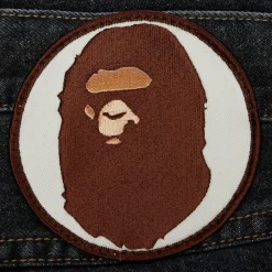 A Bathing Ape Bape Champion Denim Pants