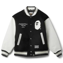 A Bathing Ape Bape Varsity Jacket