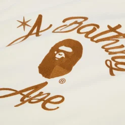 A Bathing Ape Chain Stitch College Relaxed Fit Tee