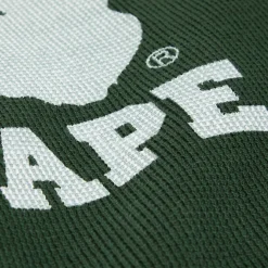 A Bathing Ape College Waffle Crewneck Sweater