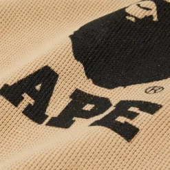 A Bathing Ape College Waffle Crewneck Sweater