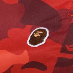 A Bathing Ape Kids Color Camo Ape Head One Point Beach Shorts