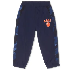 A Bathing Ape Kids Color Camo Block Track Pants