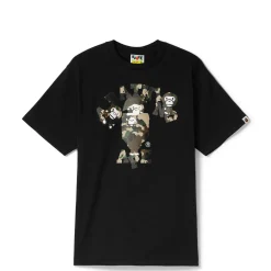 A Bathing Ape Map Camo College Milo Tee