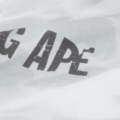 A Bathing Ape Overall Print Logo Relaxed Fit Tee