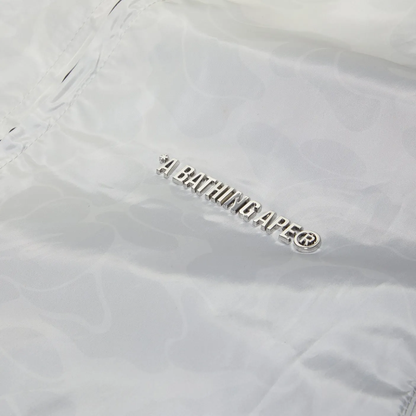 A Bathing Ape Solid Color Nylon Hooded Jacket