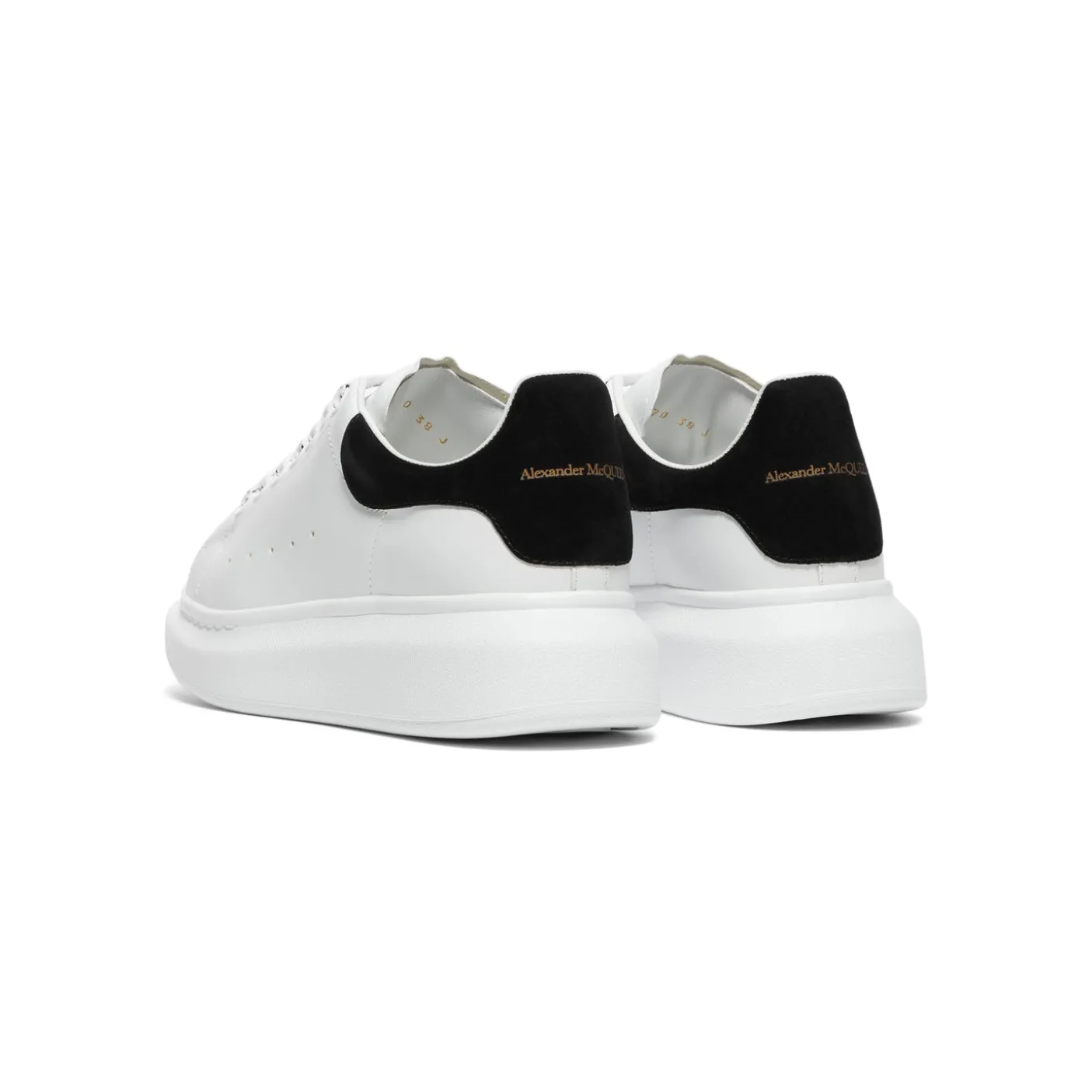 Alexander McQueen Womens Oversized Embossed Logo Sneaker