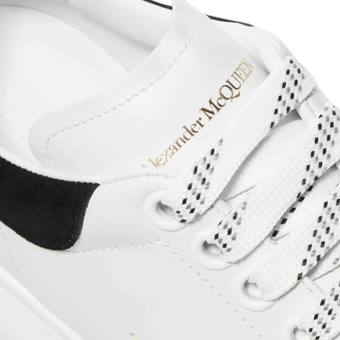 Alexander McQueen Womens Oversized Embossed Logo Sneaker