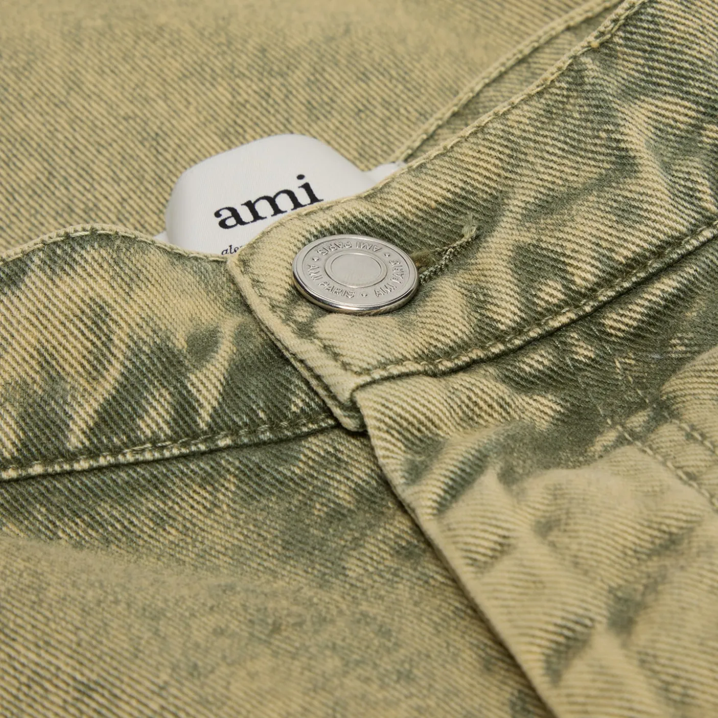 AMI Cargo Cotton Cargo Wide Fit Jeans