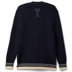 AMI Ribbed Cardigan