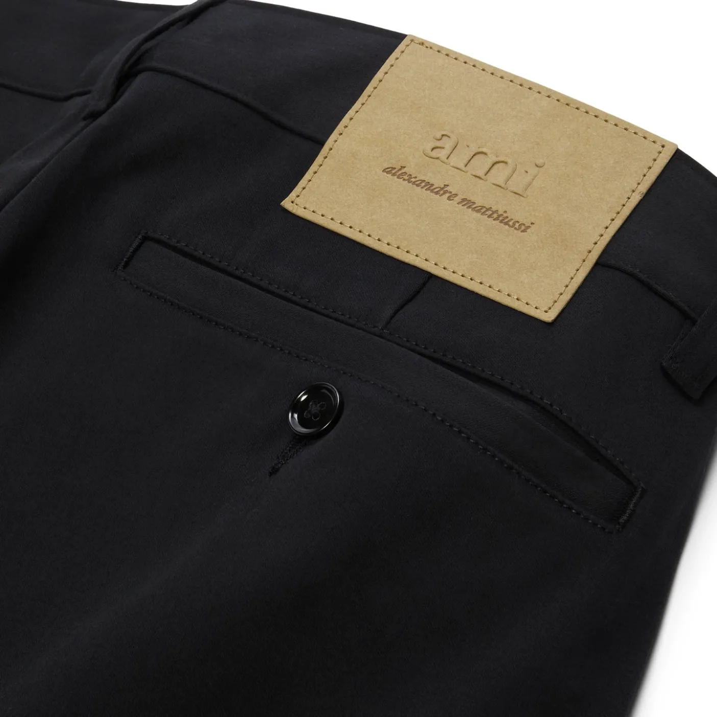 AMI Straight Chino Trousers