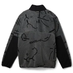 and wander 84 Daijiro Ohara Map Key Boa Jacket