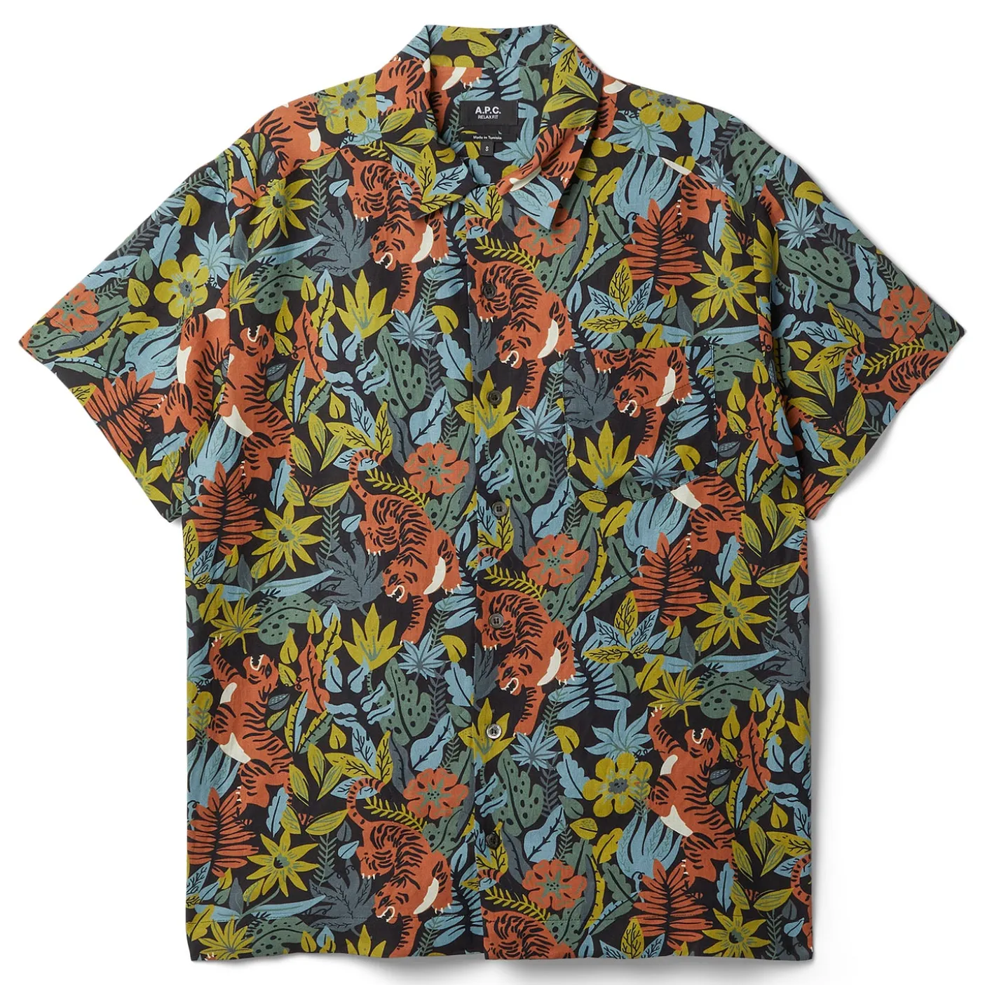 A.P.C. Roy Tropical Print Vacation Shirt