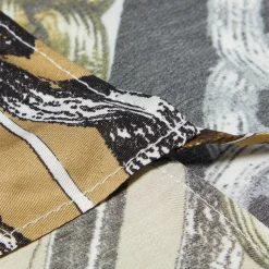 AREA Chain Printed Crystal Link Handkerchief Top