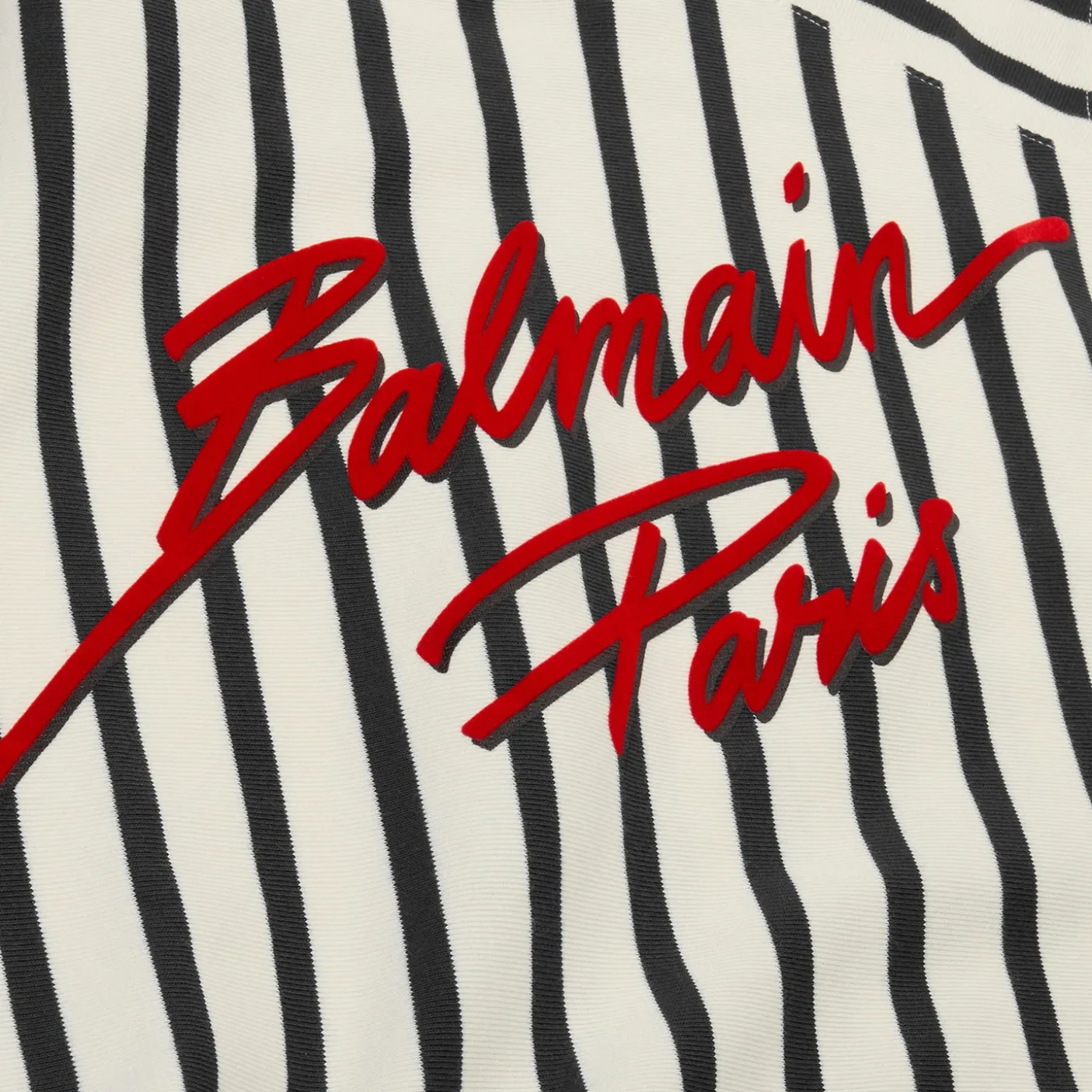 Balmain Cropped Balmain T-Shirt