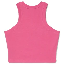 Balmain Cropped Retro PB Embroidered Tank Top