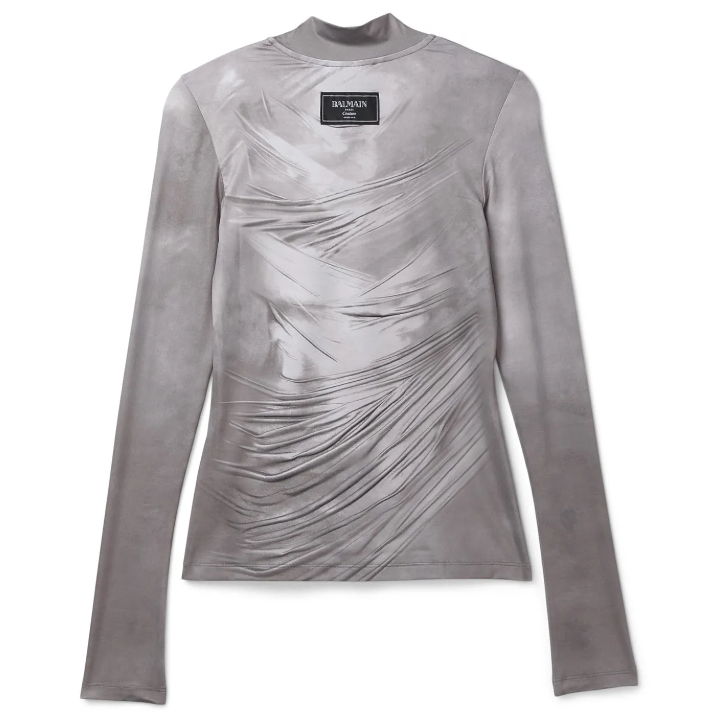 Balmain Draped Print Trompe L'oeil T-shirt