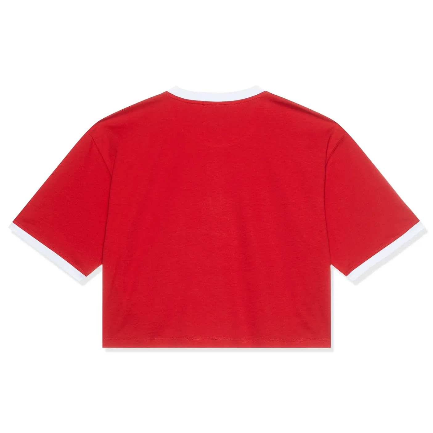 Balmain Fraise Print Crop T-Shirt