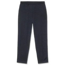 Balmain Monogram Satin Jacquard Straight Pants