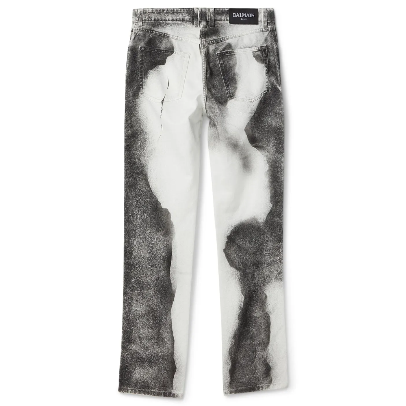 Balmain Moon Print Regular-Fit Denim Jeans