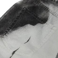 Balmain Moon Print Regular-Fit Denim Jeans