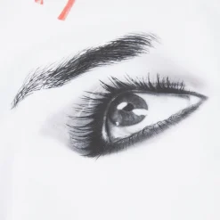 Balmain Pairs Eyes Print T-Shirt