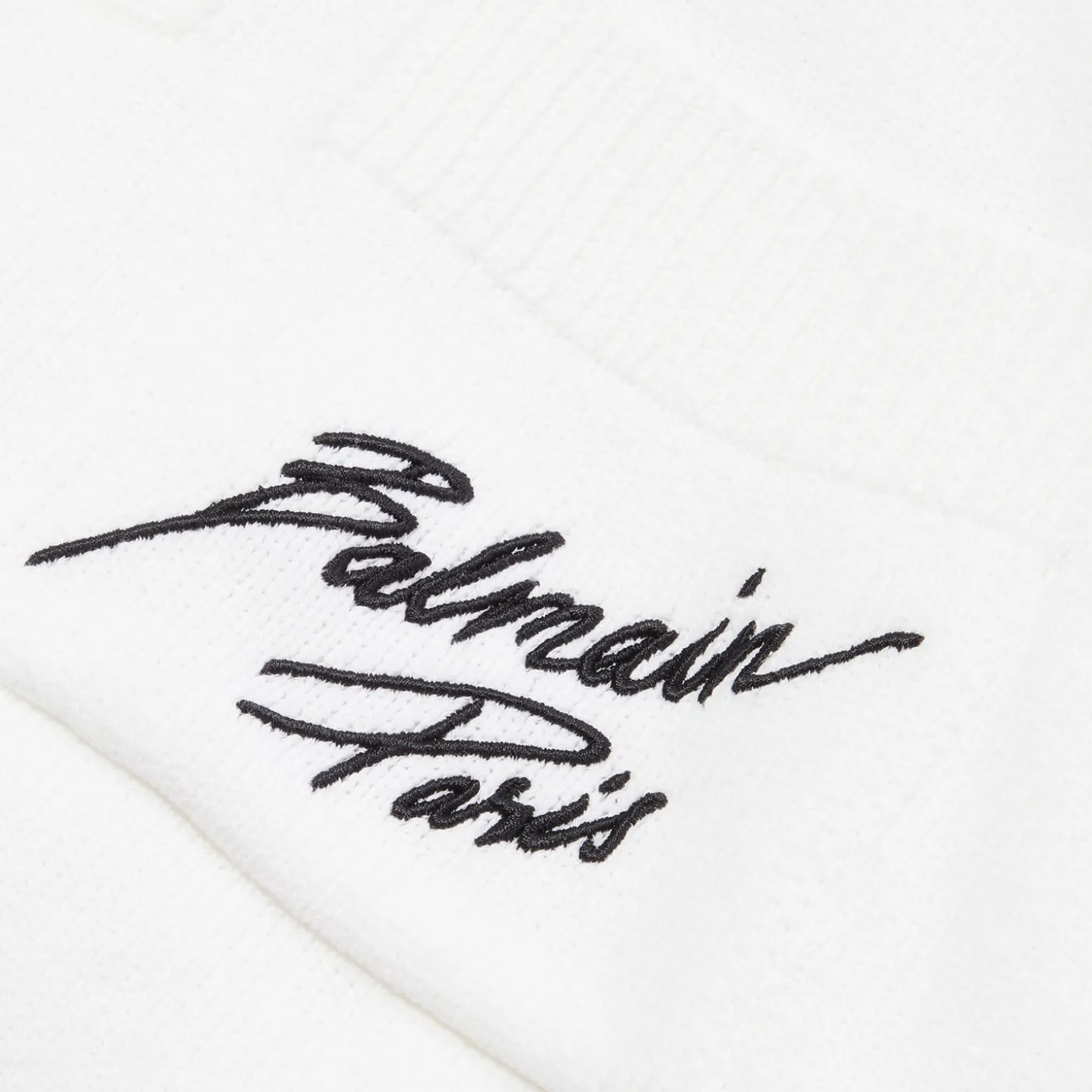 Balmain Paris Logo Cotton Knit Polo