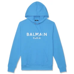 Balmain Printed Logo Hoodie