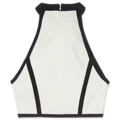 Balmain SL Rose Detail Jersey Top