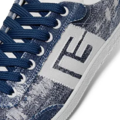 Balmain Swan-Destroyed Denim
