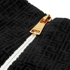 Balmain Velet Monogram kiss Jersey Track Jacket