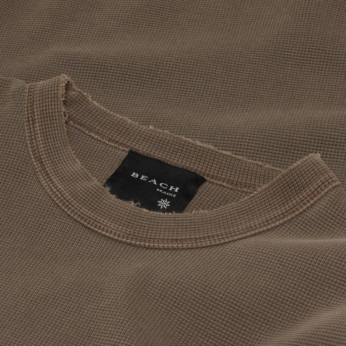 Beach Brains Layer Waffle Tee