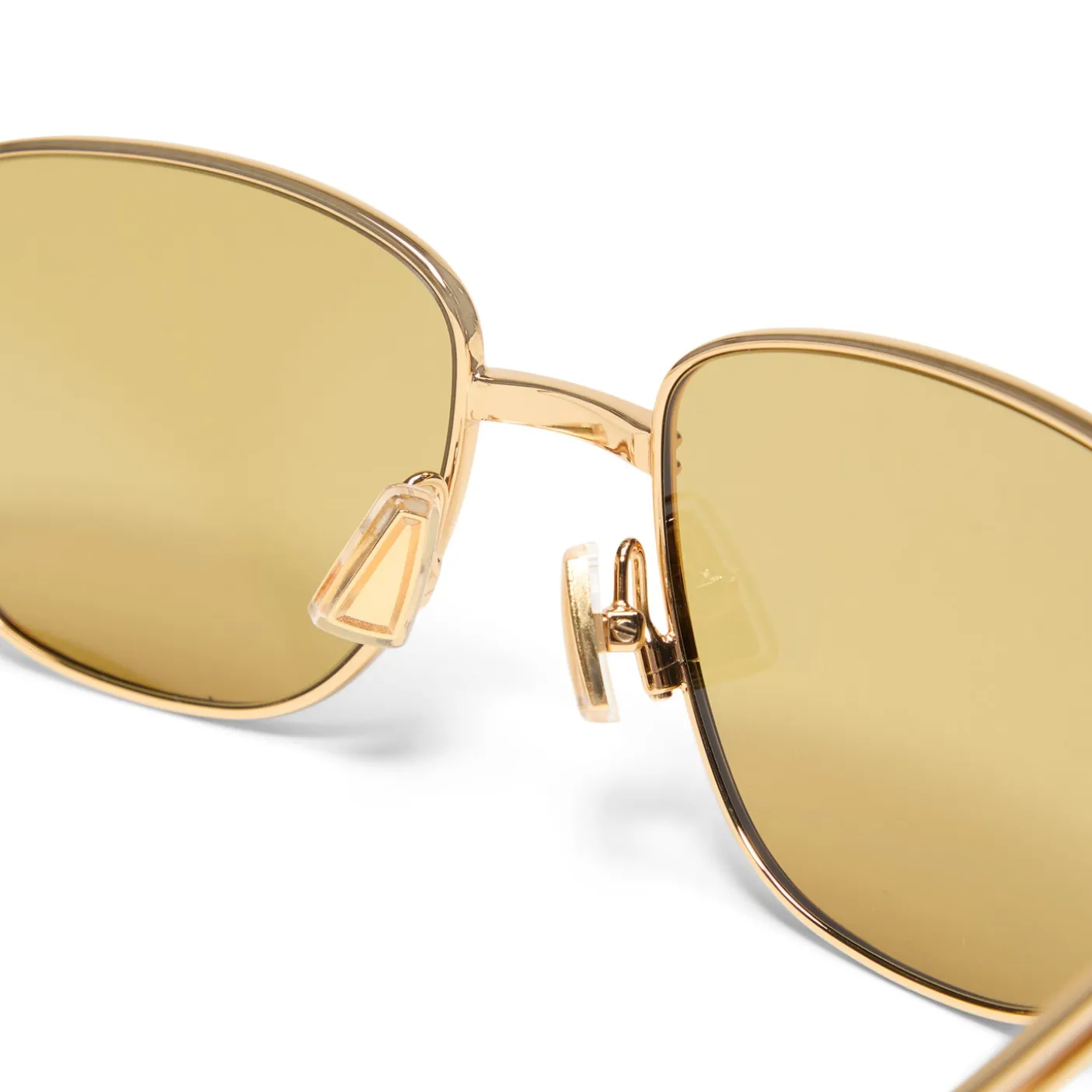 Bottega Veneta Rectangle Metal Sunglasses