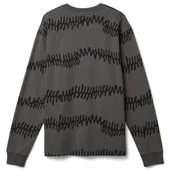 by Parra Stitched Skull Long Sleeve T-Shirt