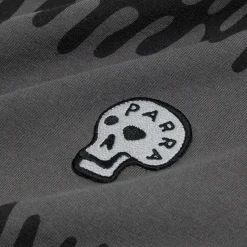 by Parra Stitched Skull Long Sleeve T-Shirt