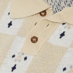 CARNAN x Copacabana Palace Pattern Tricot Polo
