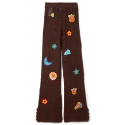 Casablanca Crochet Trousers With Patches