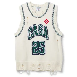 Casablanca Intarsia Basketball Top