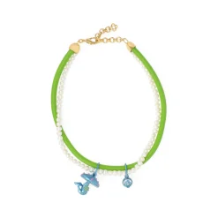 Casablanca Mushroom Pendant Pearl Necklace