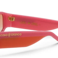 Casablanca Rectangular Comb Acetate Sunglasses