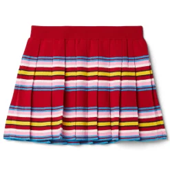 Casablanca Striped Pleated Skirt
