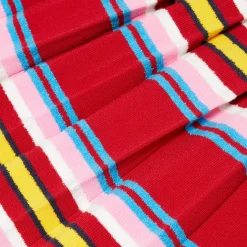 Casablanca Striped Pleated Skirt