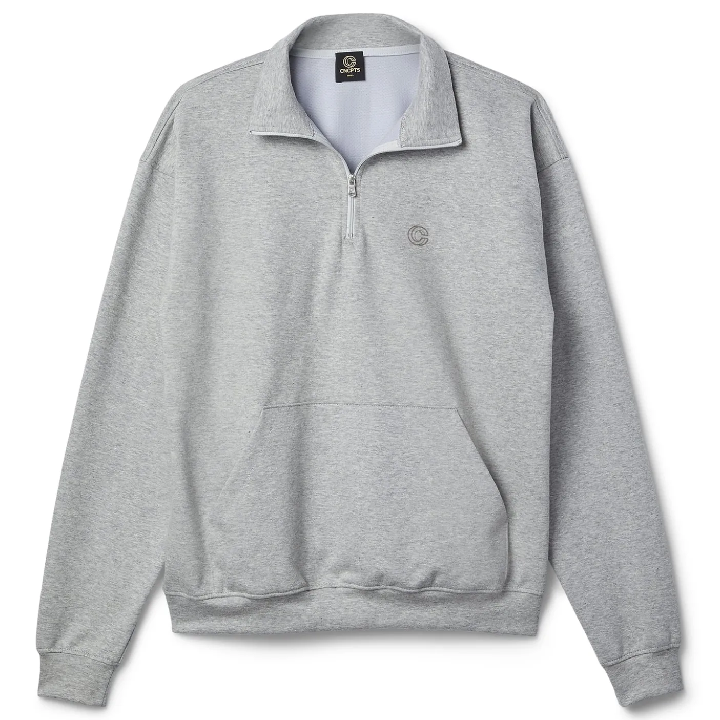 CNCPTS Bonded Neoprene Jersey Quarter Zip