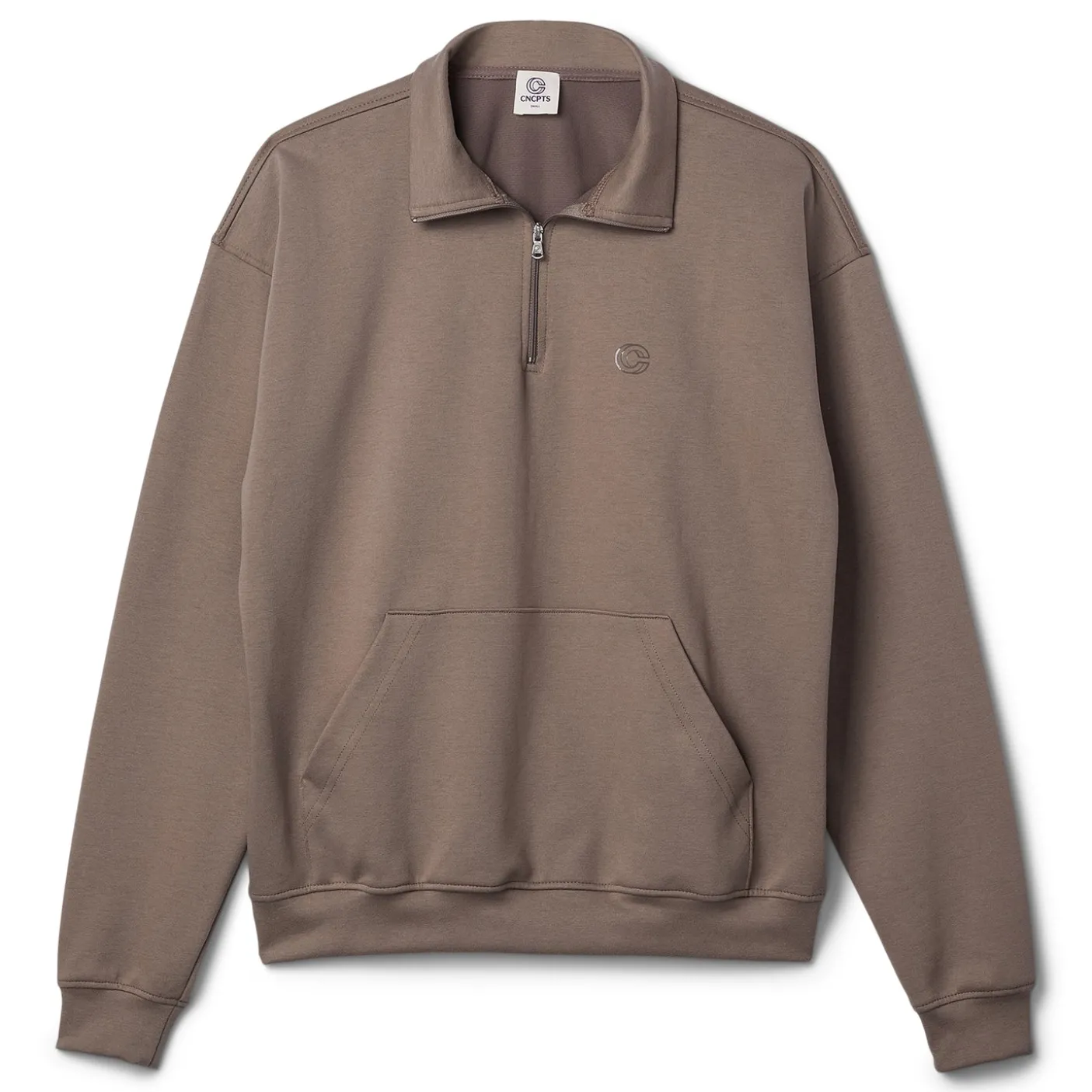 CNCPTS Bonded Neoprene Jersey Quarter Zip