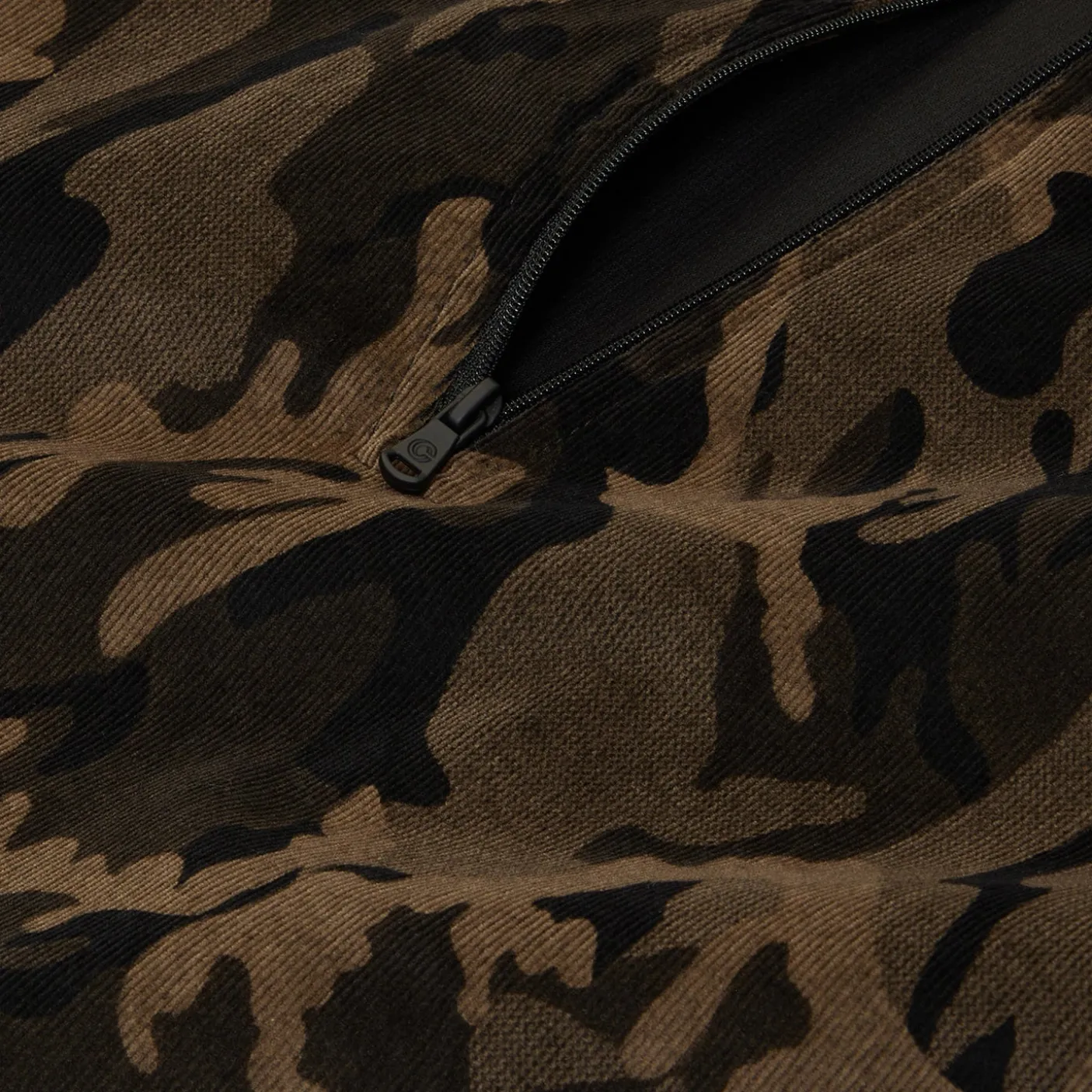 CNCPTS Camo Stretch Corduroy 1/4 Zip
