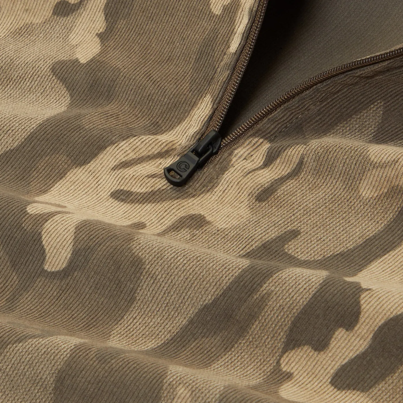 CNCPTS Camo Stretch Corduroy 1/4 Zip