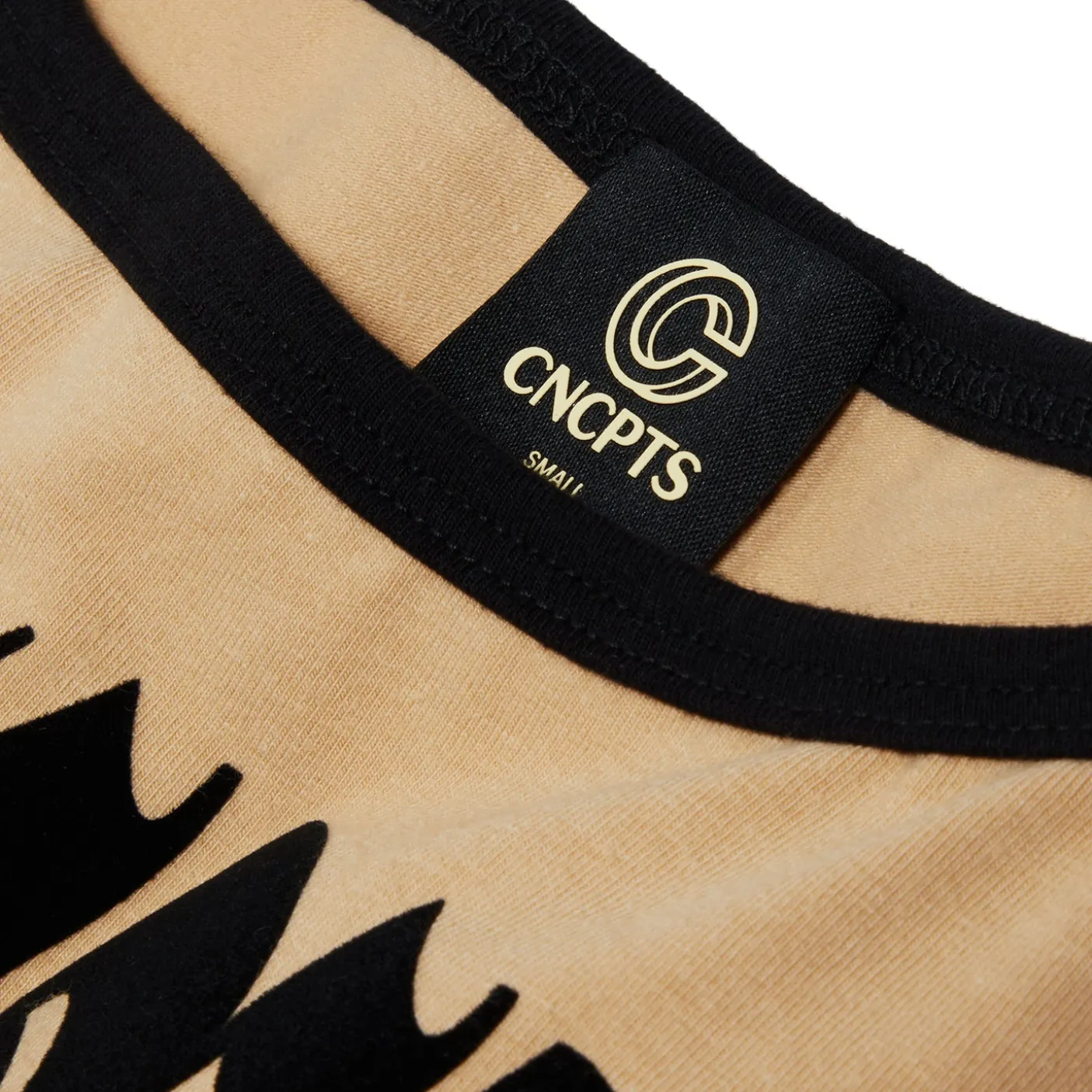 CNCPTS Contrast Spagetti Strap Logo Tank
