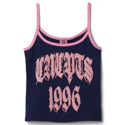 CNCPTS Contrast Spagetti Strap Logo Tank