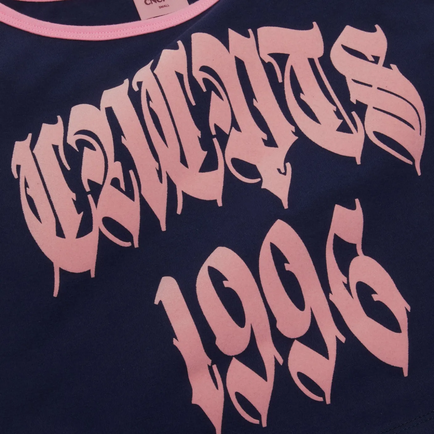 CNCPTS Contrast Spagetti Strap Logo Tank